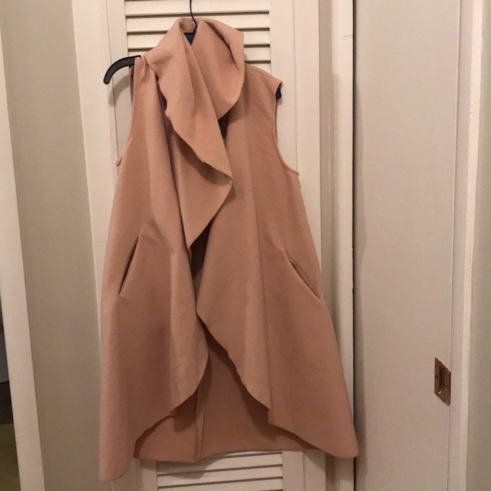 Open front cowl cape